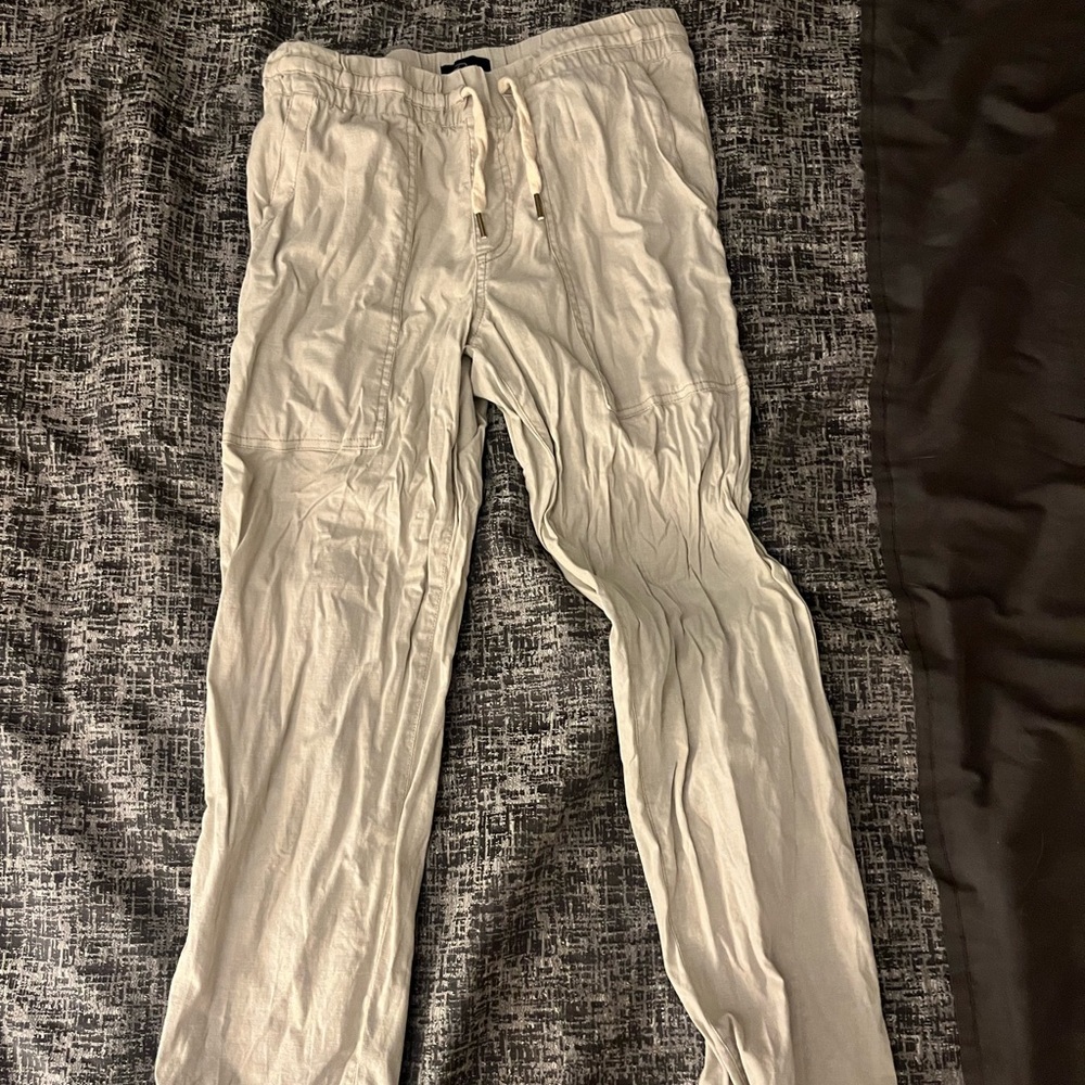 RAILS LIGHT WEIGHT CREAM BEIGE TROUSERS